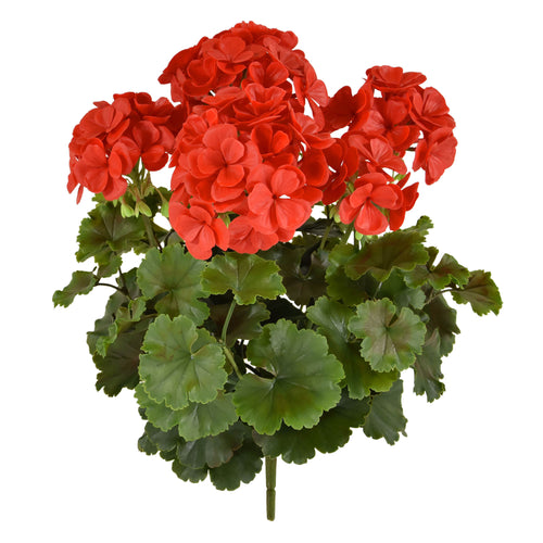 Maxifleur Geranium PL XL kunstplant 40cm -rood - UV bestendig