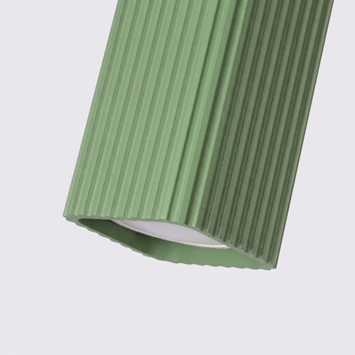 Sollux Lighting Tafellamp RAYO saliegroen - 14,5x14,5x43cm
