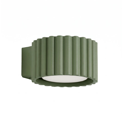 Sollux Lighting Wandlamp AURA olijfgroen Gx53 - 10x12x6cm