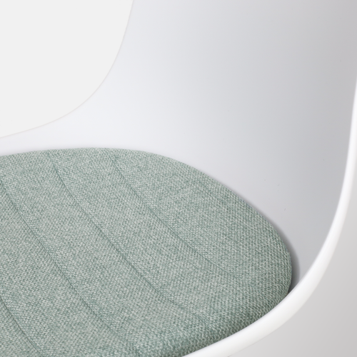 Nolon Nola-Liv Eetkamerstoel Wit - Zacht Groen - Draaibaar - Zwart - vtwonen shop