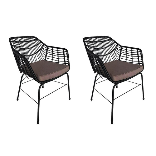 HOME DELUXE tuinstoel incl. zitkussen TARA - 63 x 60 x 82 cm weerbestendig