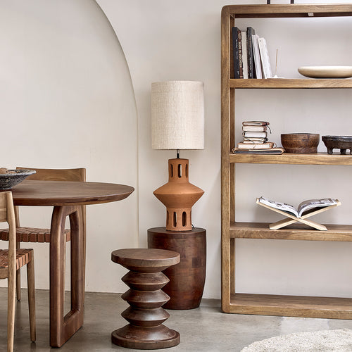 Raw materials opbergrek Bullnose - bruin - 100x38x177 cm