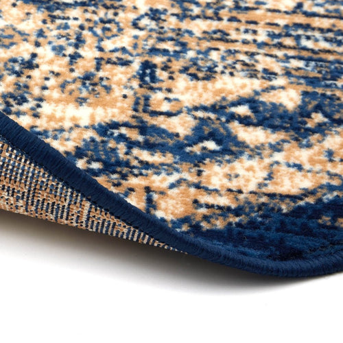 Interieur05 vintage vloerkleed Aila - blauw -  Ø 190 cm