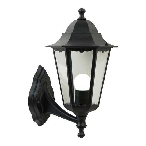Nordlux Cardiff Wandlamp Buiten Up - E27 - IP44 - Zwart - vtwonen shop