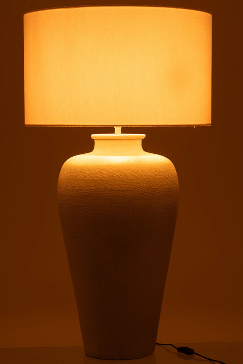 J-Line lamp Cilinder - aluminium - ecru