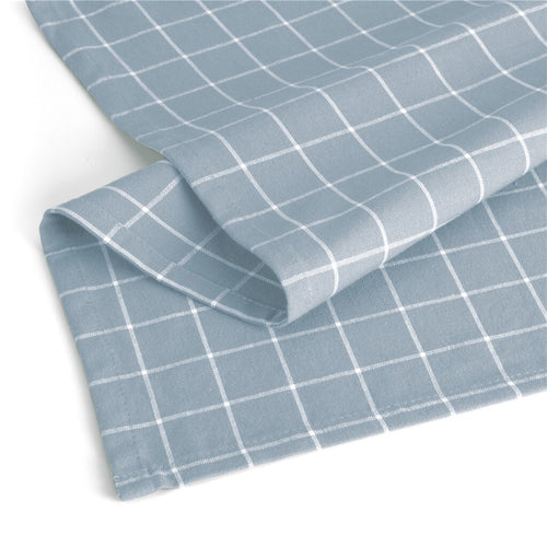 Walra - Keukenset Dry w. Cubes Uni, Stripes & Blocks - 3x 50x70 cm - Jeans Blauw