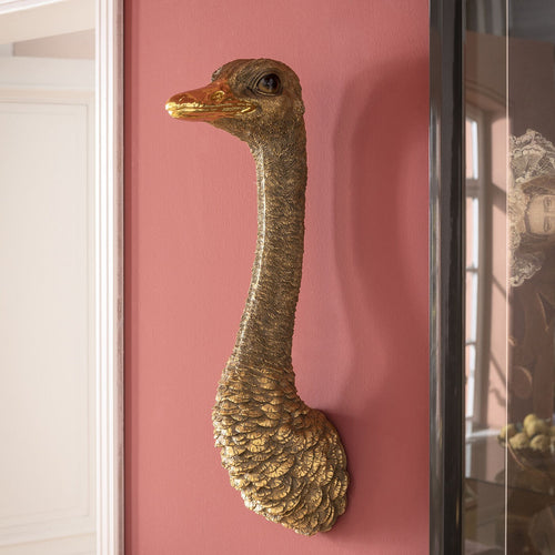 Kare Design Wanddecoratie Ostrich goud - vtwonen shop