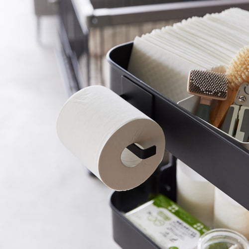 Yamazaki Tower Toiletrolhouder magnetisch - Zwart - vtwonen shop