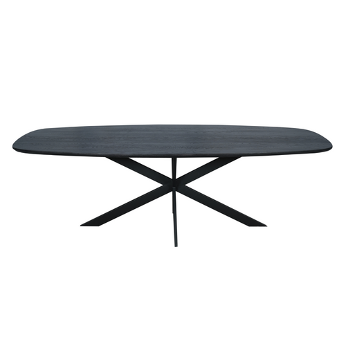 Starfurn  eettafel Ferris - zwart - 100x200x76cm - vtwonen shop