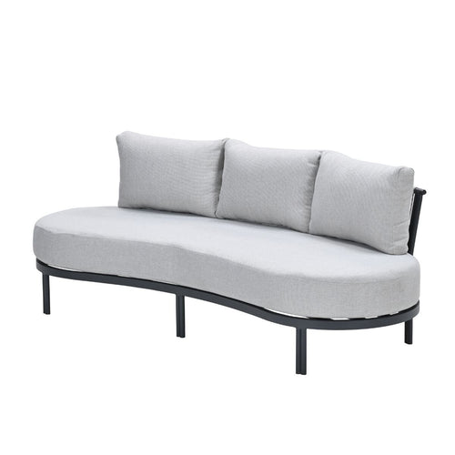 Garden Impressions Loungebank Toscana L225 cm - donker grijs
