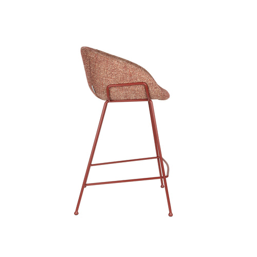 Zuiver Feston Barkrukken 65 cm Terra/ Rood - Set van 2