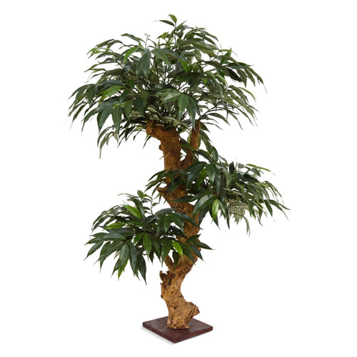 Maxifleur Shirakashi Bonsai x3 kunstboom op voet 80cm