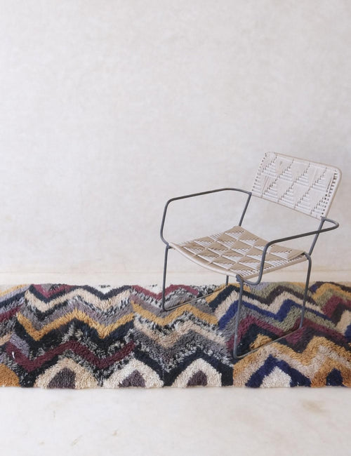 AFK Living vloerkleed Berber - handgemaakt - Wol - 81 x 312 cm - vtwonen shop