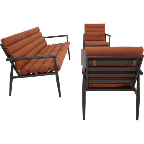 Lesli Living loungebank Harper - rood - 168x76x72cm