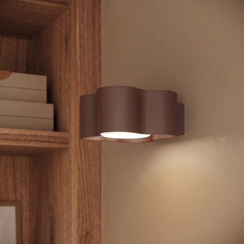 Sollux Lighting Plafondlamp OVIO 1 bruin Gx53 - 12x12x6cm