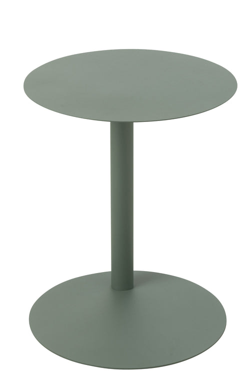 J-Line bijzettafel Rond - metaal - groen