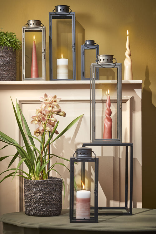 Mica Decorations Arzilla Lantaarn - L14 x B13 x H35 cm - Goud - vtwonen shop