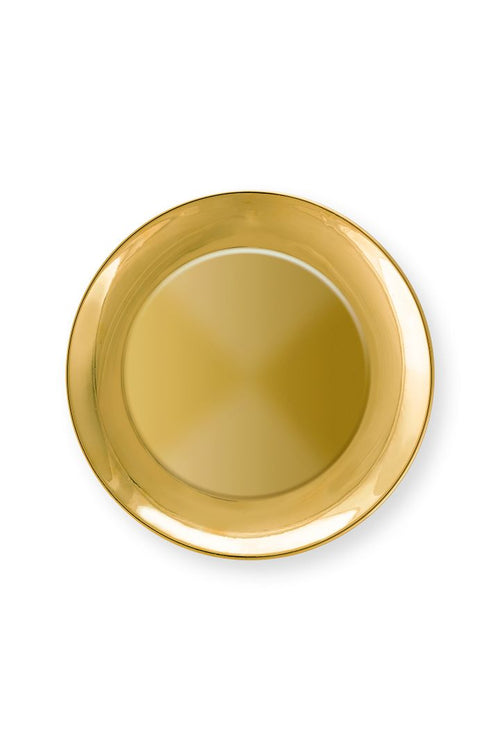 vtwonen Borden - Ontbijtborden - Serviesset van 2 - Bordenset Goud - 20cm - vtwonen shop