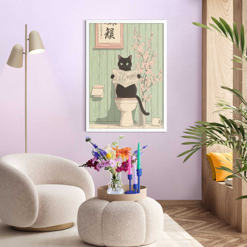 Reinders schilderij Kattennieuws - 70x50cm