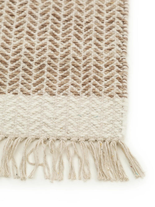 benuta wollen loper Kim - beige - 70x200 cm