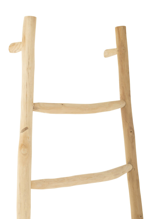 J-Line decoratie Ladder 6 Stappen - hout - naturel