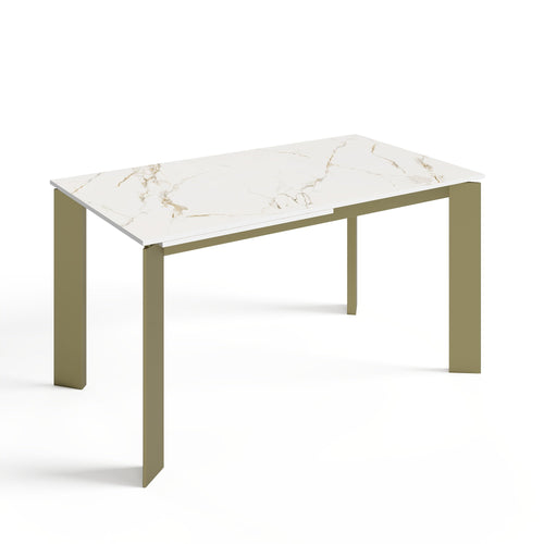 Sia Home - Uitschuifbare tafels LINEA - Keramiek - Wit - 190cm