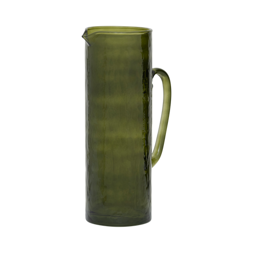 Urban Nature Culture kan hammered banana palm - Ø 15 * 9 * 26.5 cm