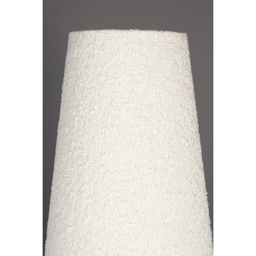 Dutchbone Miki Vloerlamp/ Staande lamp Bouclé Hout - Beige - vtwonen shop