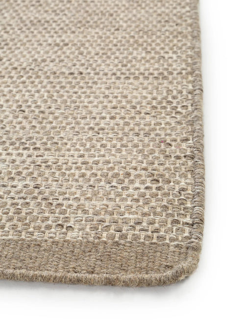 benuta wollen loper Rocco - taupe - 80x250 cm