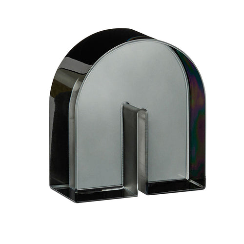 Hübsch boekensteun Arch - kristal - 10x5xh11cm