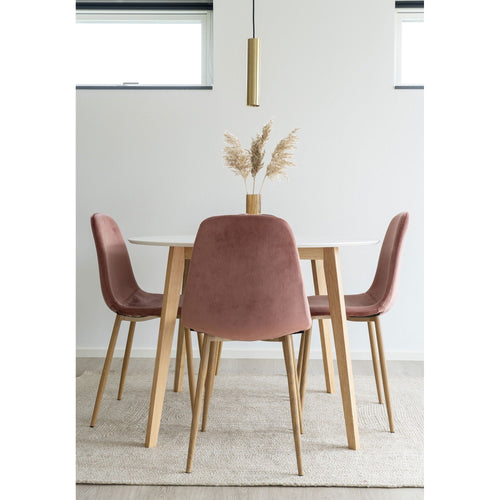 BRAM Eetkamertafel Rognan - ø105 - Wit