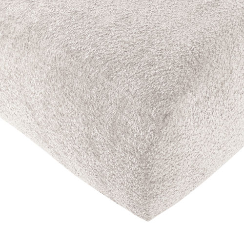 WOOOD poef Mojo Base - Wollig - Ecru - 45x84x64