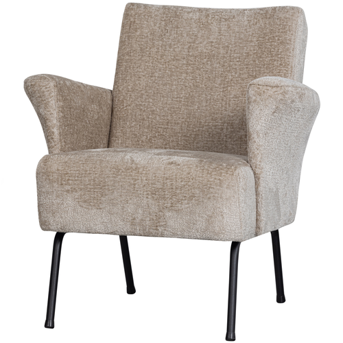 BePureHome fauteuil Muse - Geweven stof - Naturel - 77x73x70 - vtwonen shop