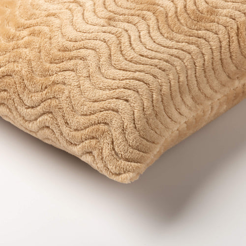 BART - kussenhoes 45x45 cm - gerecycled - golfpatroon - Irish Cream - beige