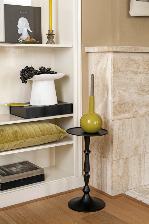 vtwonen Kandelaar - Metaal - Groen - 15x24cm - vtwonen shop