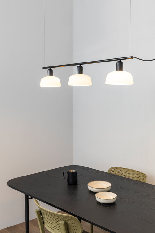 Faro Tatawin Lineal kleine witte Lineal koepel hanglamp