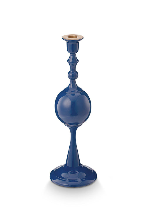 Pip Studio Kandelaar Sphere - Metaal - Navy - 37cm