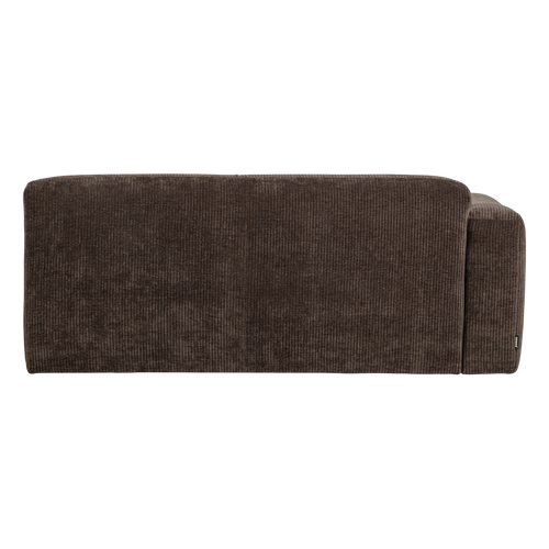 WOOOD 2-zits bank arm links Mojo Base - Rib - Bruin - 74x185x97