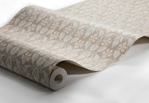 Borastapeter behang bloemen beige - 53 cm x 10.05 m - 660074 - vtwonen shop