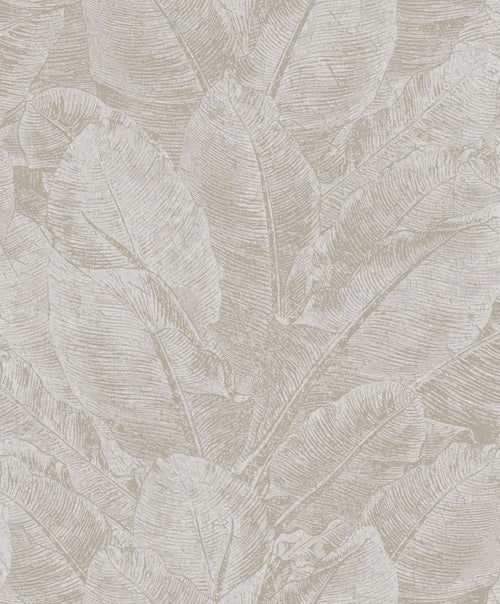 Masureel behang bladeren grijs - 53 cm x 10.05 m - 630582 - vtwonen shop