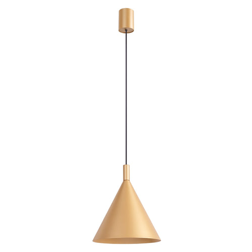 Sollux Lighting Hanglamp NOX 25 goud - 24,5x24,5x140cm