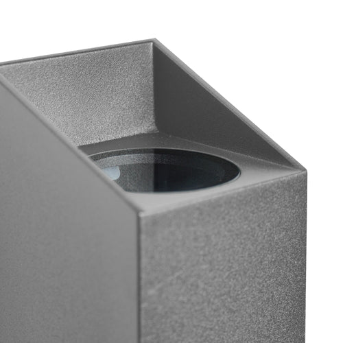 Nordlux Nico Wandlamp buiten - 2-lichts GU10 - IP54 - Antraciet