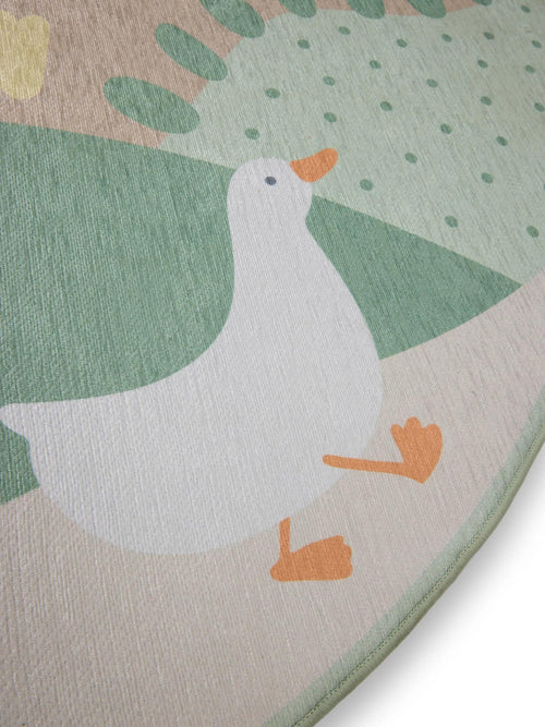 benuta kindervloerkleed Merle - veelkleurig - ø 120 cm