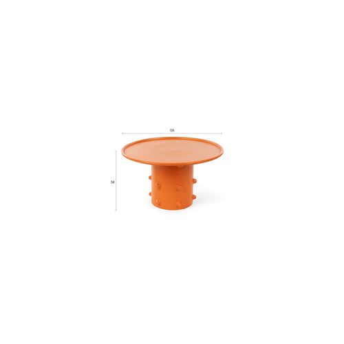 Bold Monkey Pinch Me Salontafel Rond 59 cm Oranje - vtwonen shop
