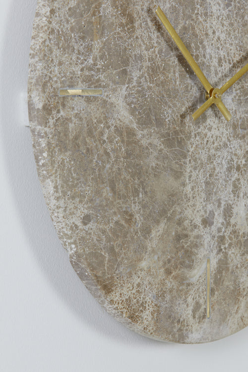 Light & Living klok MORENO - 43x2x43cm - bruin