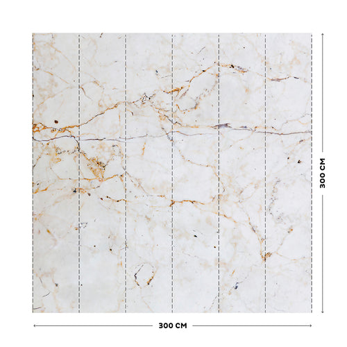 Art for the Home Fotobehang - Milano Marmer - 300x300 cm - vtwonen shop