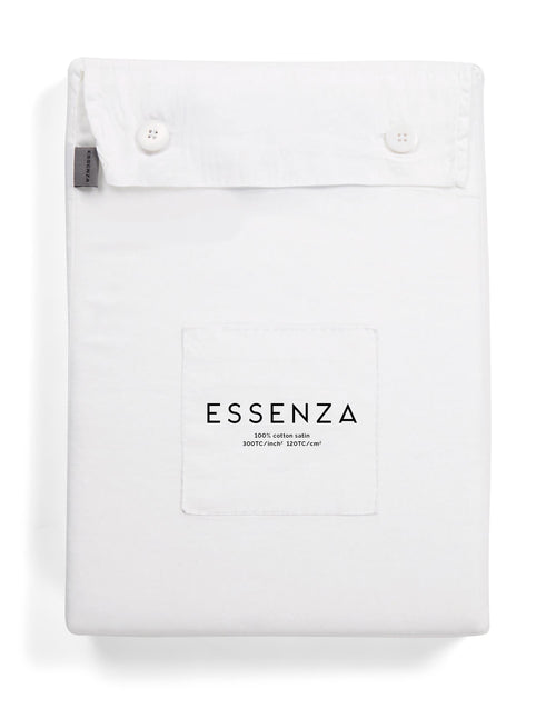Essenza Minte dekbedovertrek - Lits-Jumeaux XL – 260x200/220 cm - Wit