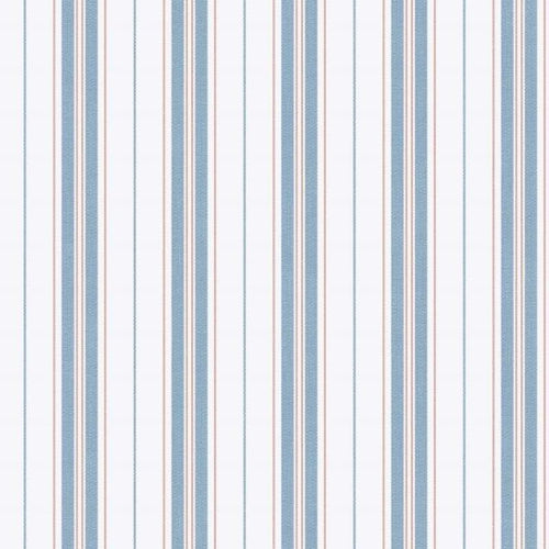 Borastapeter behang strepen vergrijsd blauw - 53 cm x 10.05 m - 660515 - vtwonen shop