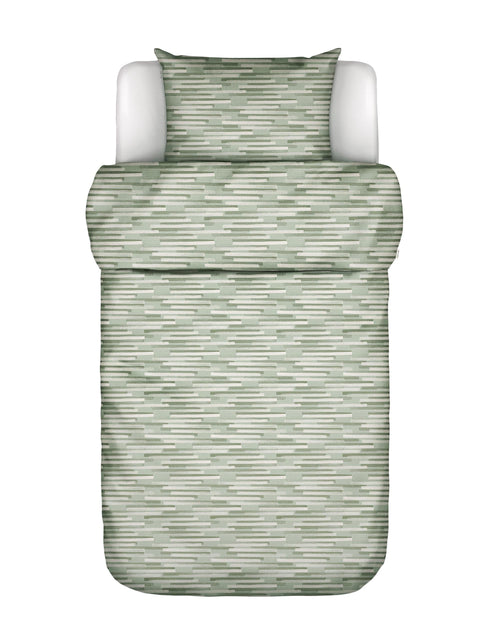 Marc O'Polo Svali dekbedovertrek - Eenpersoons – 140x200/220 cm - Calm sage