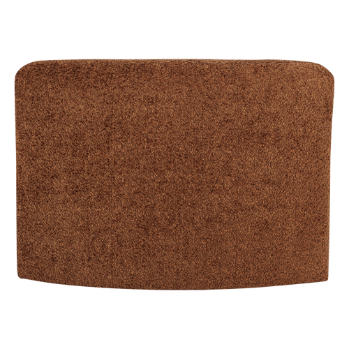 WOOOD eetbank hoek met rugleuning Mojo Base - Wollig - Roestbruin - 83x80x80